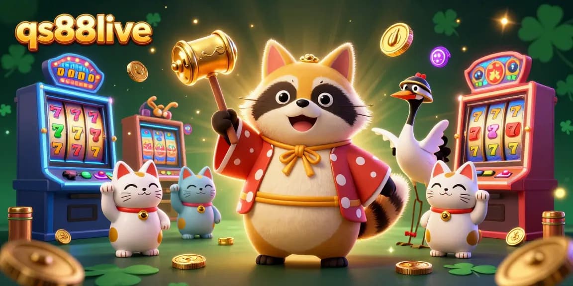 Experience the excitement of qs88live with colorful slots, cheerful characters, and thrilling gaming elements.