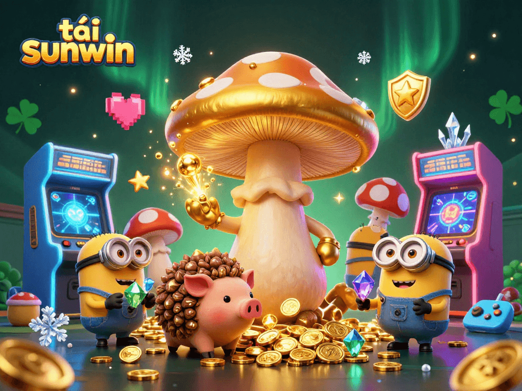 Experience the excitement of tải sunwin in a vibrant 3D casino adventure with magical treasures.