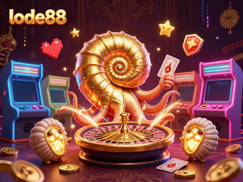 Engage with exciting casino gameplay at lode88 featuring vibrant, animated characters in a dynamic 3D scene.