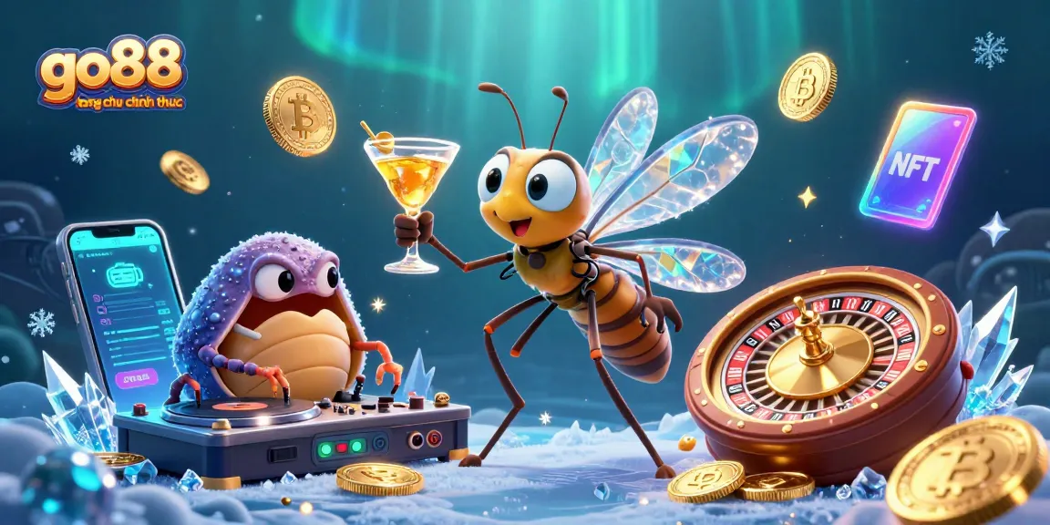 Play exciting games and win with go88 trang chu chinh thuc, showcasing vibrant casino elements and characters.