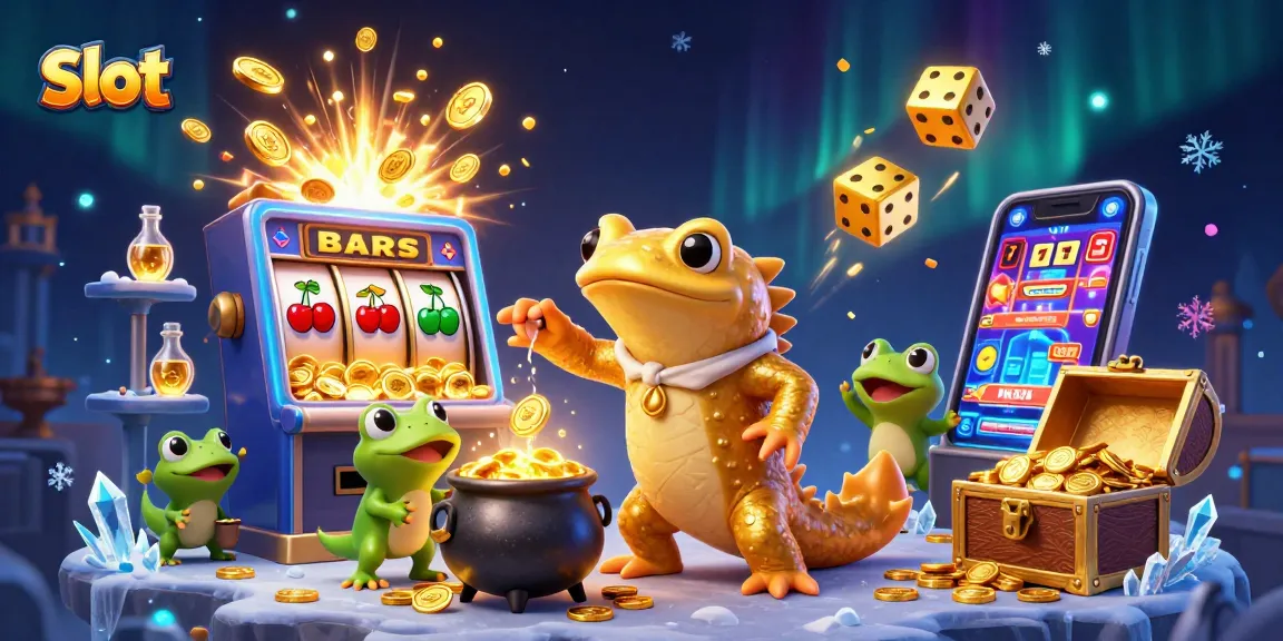 Engaging slot machine scene with lucky symbols, showcasing a vibrant casino experience.