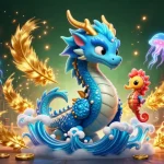 Experience thrilling wins at a new online casino with a vibrant 3D dragon and lively jellyfish.